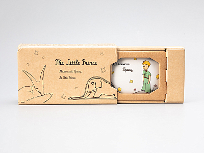 Шкатулка в подарочной упаковке, форма Граненая, рисунок Принц на планете арт. 81.23891.00.1