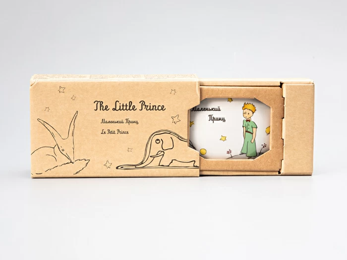 Шкатулка в подарочной упаковке, форма Граненая, рисунок Принц на планете арт. 81.23891.00.1, 