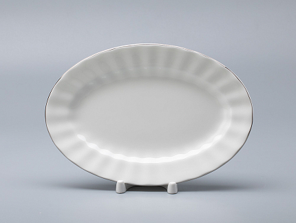 Сервиз столовый форма Нега рисунок Платиновая  лента, 6 персон 24 предмета арт. 81.30716.00.1