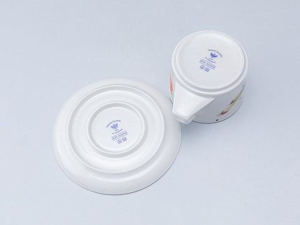 Чашка с блюдцем форма Баланс рисунок Мамина дача, арт. 81.34399.00.1