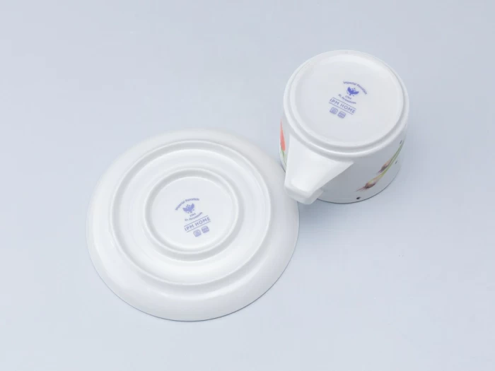 Чашка с блюдцем форма Баланс рисунок Мамина дача, арт. 81.34399.00.1, 