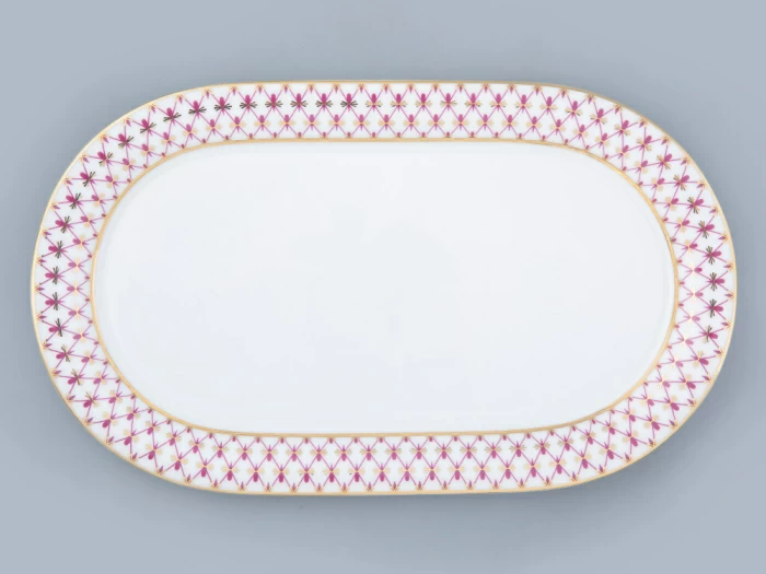 Сервиз столовый на 6 персон 24 предмета форма Юлиана рисунок Сетка-блюз 2, арт. 81.32450.00.1, 