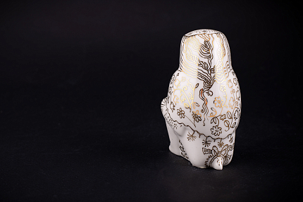 Скульптура Павиан с детенышем, Золотой, арт 62.09290.00.1