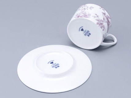 Чашка с блюдцем форма Соло рисунок Monplaisir Violet, арт. 81.29440.00.5, 