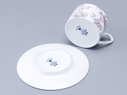 Чашка с блюдцем форма Соло рисунок Monplaisir Violet, арт. 81.29440.00.5