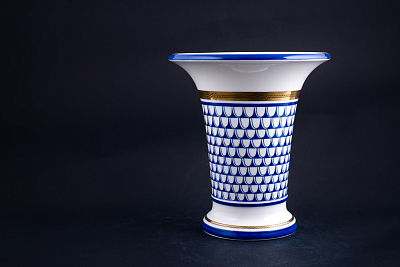 Ваза на форме Ампирная, Белое море 2, арт 60.10305.00.5