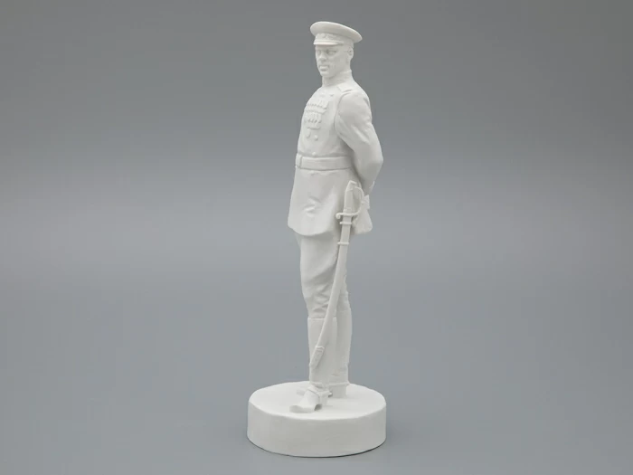 Скульптура Маршал Рокоссовский К.К., в подарочной упаковке, Белый бисквит, арт. 81.33455.00.1, 