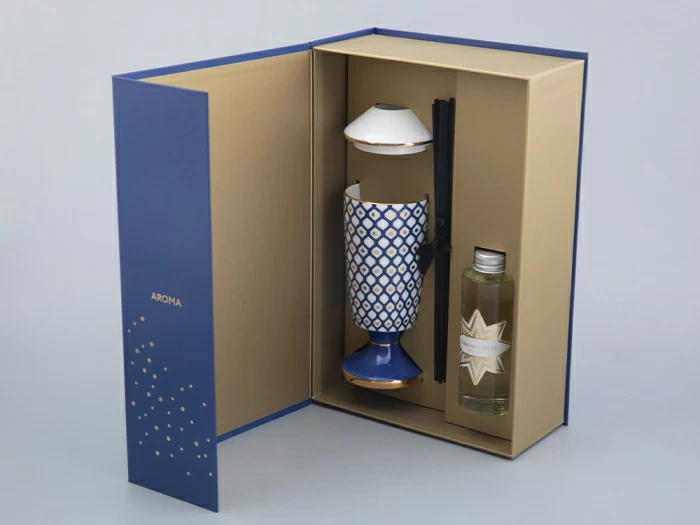 Подарочный Набор Аромадиффузор Индиго 1, форма Идиллия, аромат Северное сияние, арт. 81.33149.00.1, 