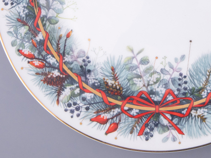 Блюдо круглое 320 мм форма Стандартная рисунок Календа арт. 80.35717.00.1, 