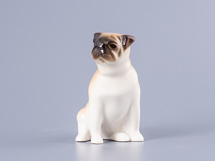 Скульптура Мопс сидящий Ники арт. 82.81317.00.1