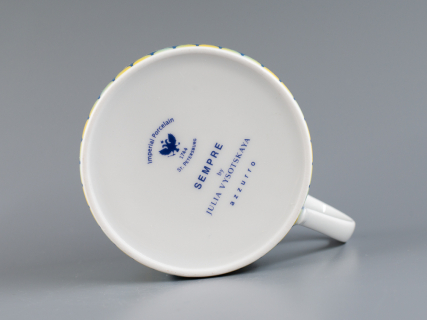 Чашка чайная 265 мл форма Соло, рисунок Azzurro, арт 80.37134.00.1, 