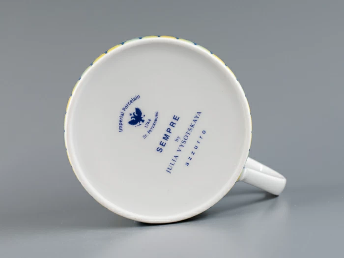 Чашка чайная 265 мл форма Соло, рисунок Azzurro, арт 80.37134.00.1, 