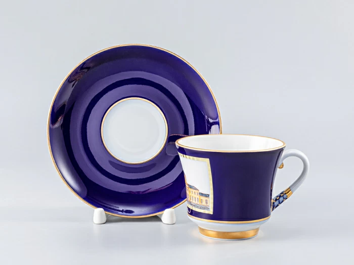 Сервиз чайный форма Банкетная рисунок Классика Петербурга-2 52%, 6 персон 20 предметов арт. 81.25120.00.1, 