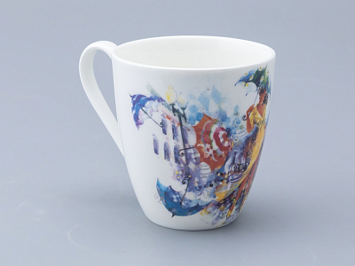 Бокал 450 мл форма Вариации рисунок Летающие зонтики  арт. 80.01241.00.1