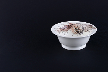 Салатник круглый Медвежья колючка на форме Александрия  арт 60.13549.00.1