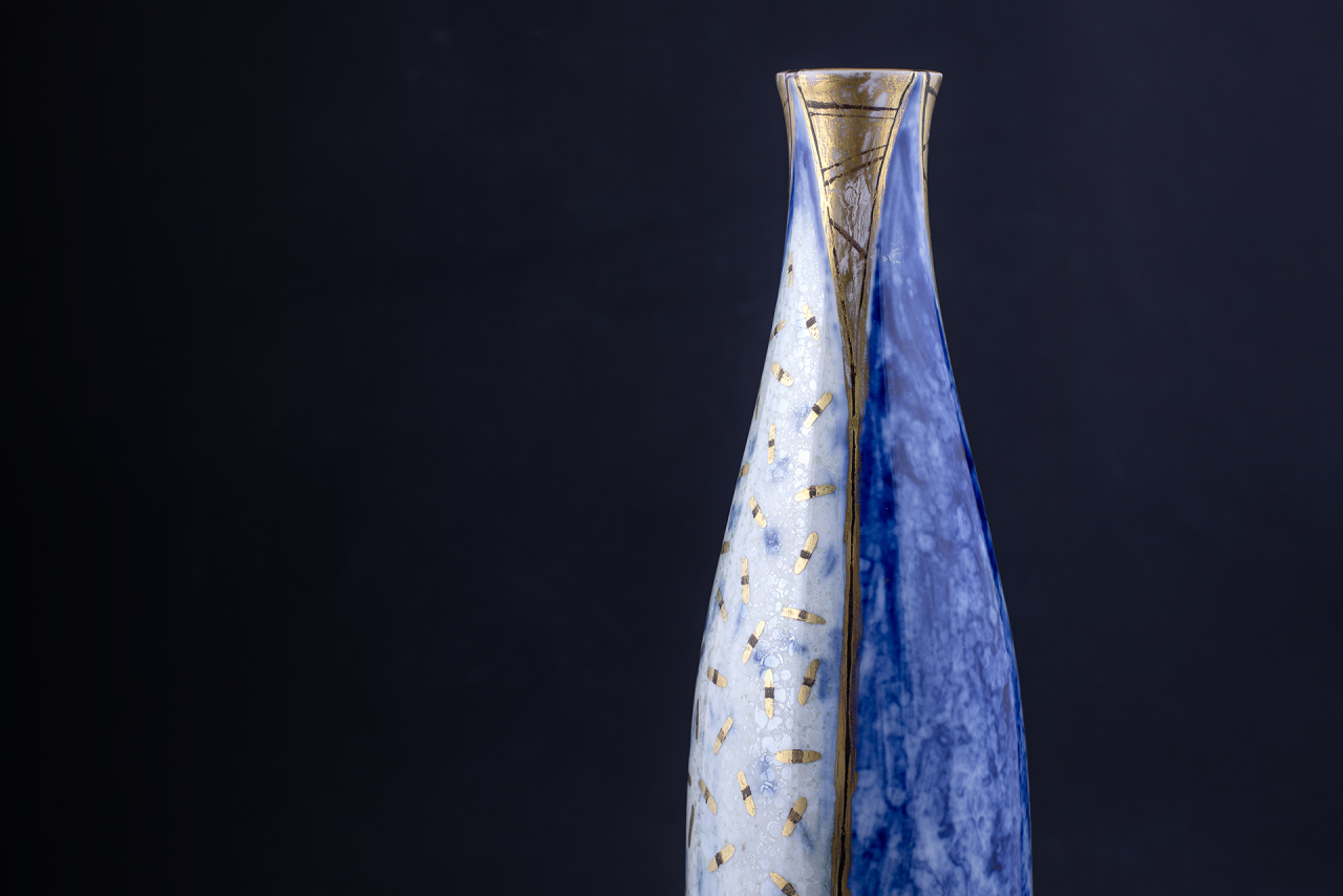 Ваза Раскрытие на форме Бутыль большой размер арт 60.08972.00.1, 