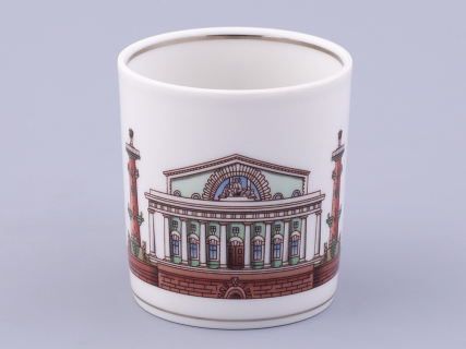 Чашка с блюдцем чайная, форма Гербовая, рисунок Серебряный город 3, арт. 81.32586.00.1, 