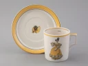 Чашка с блюдцем чайная 220 мл форма Гербовая рисунок Modes de Paris 1835 арт. 81.25416.00.1, 