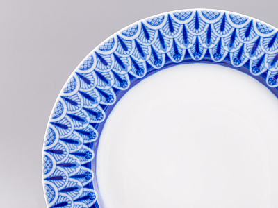 Тарелка мелкая 215 мм форма Европейская - 2 рисунок Ажур, арт. 80.99799.00.1