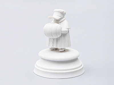 Скульптура Восьмой гость Белый арт. 82.64923.00.1